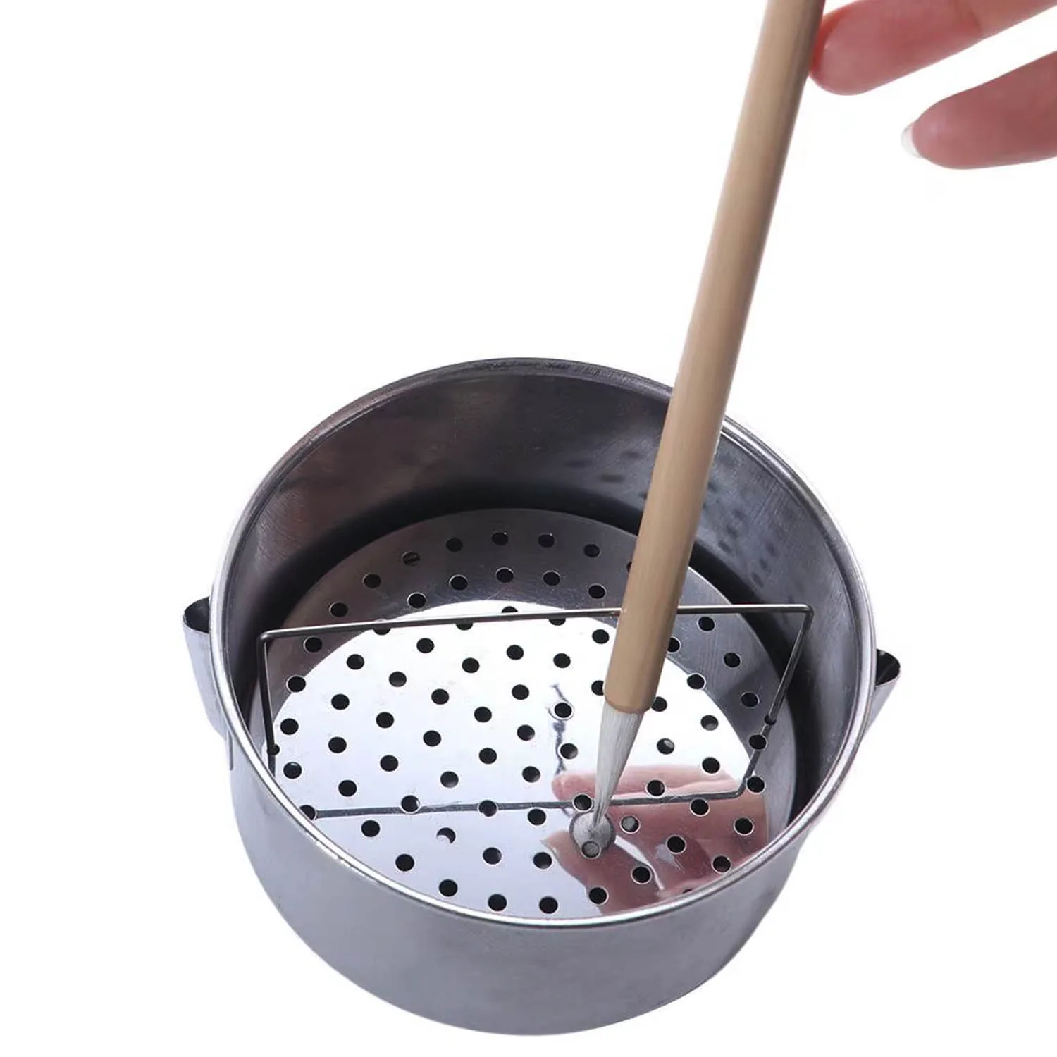 Recipiente Lavador de Pinceles Renart De Acero Inoxidable