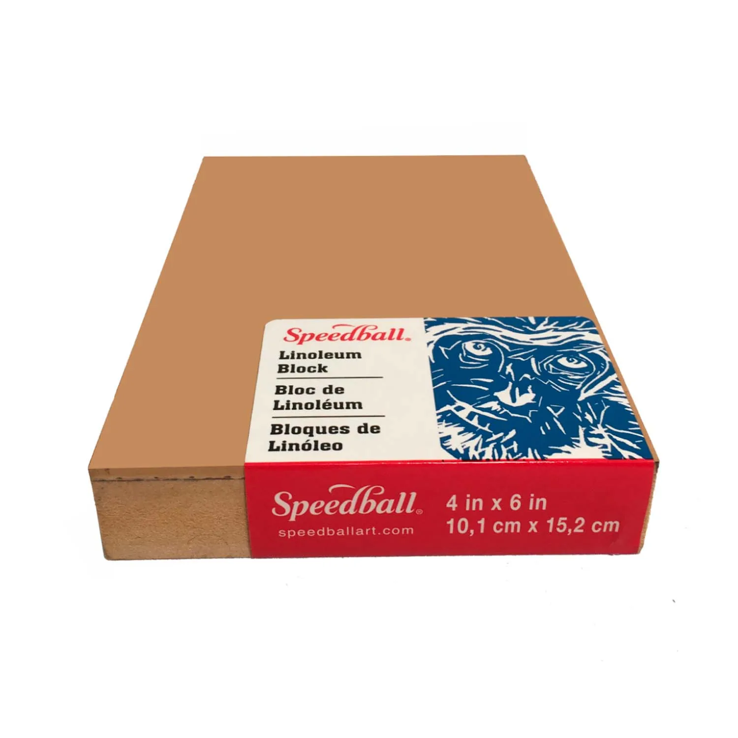 Linóleo para Grabado Speedball (Bloque de Madera 10x15cm)