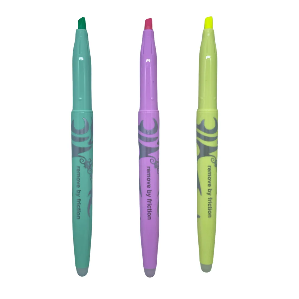 Destacador Pilot Frixion Light Borrable  3 Colores Soft
