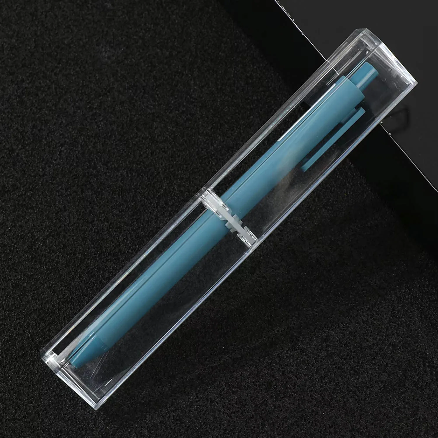 Estuche Acrilico Triangular Renart para Lápiz 15.5x3x3cm Transparente