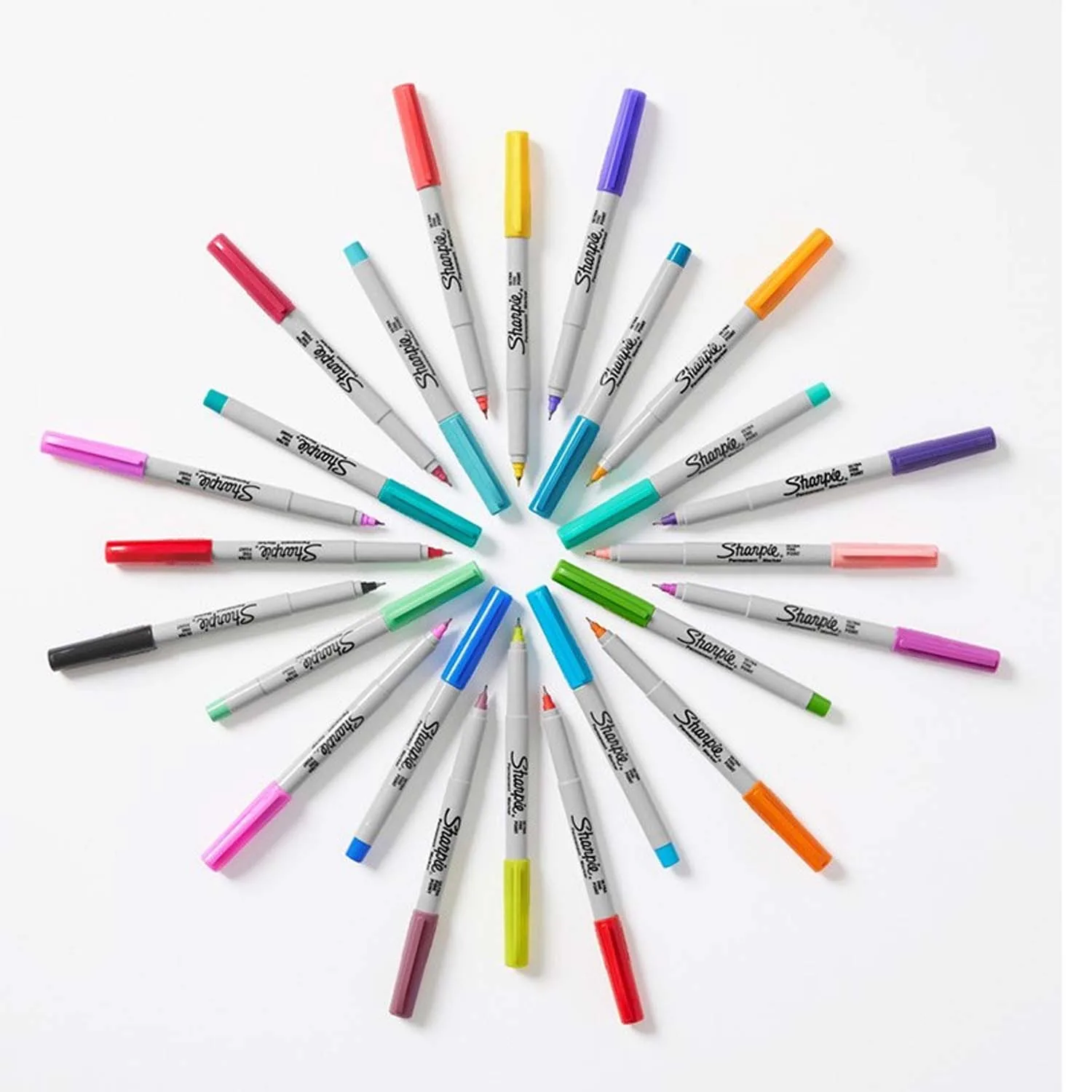 Marcadores Permanentes Sharpie Glam Pop Set 12 Colores