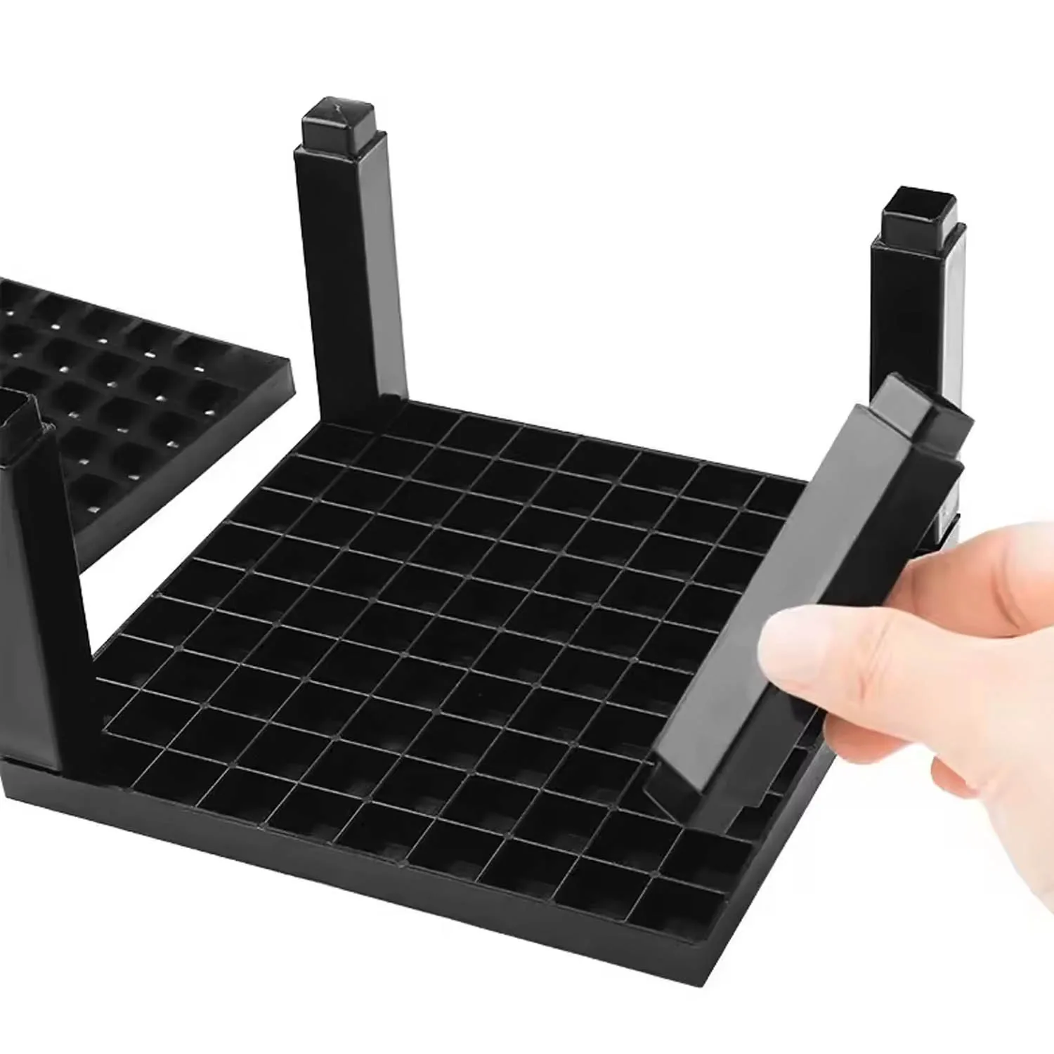 Portalapiz Vertical Renart 96 Espacios Cuadrados de 12.5x12.5mm Negro