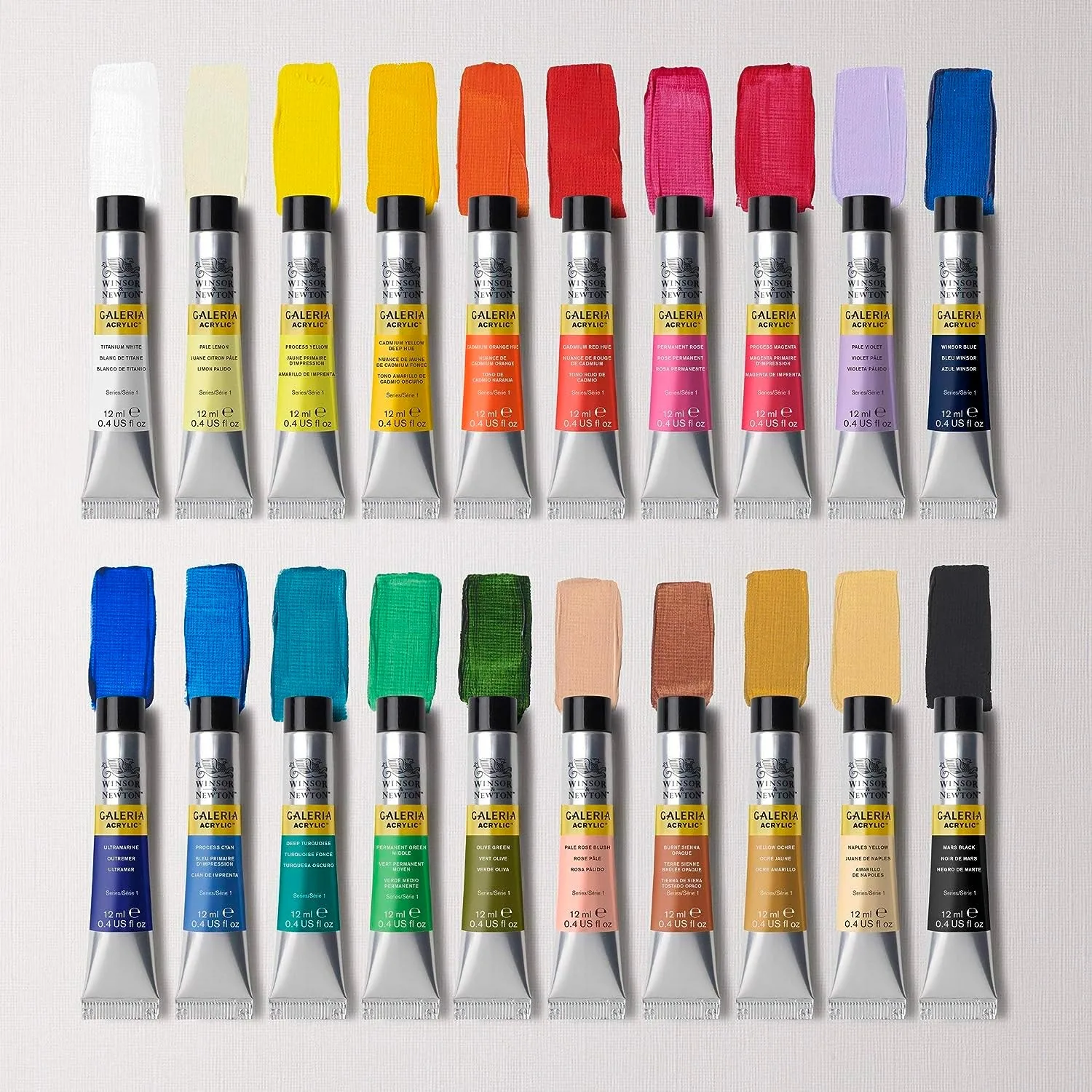 Set Inicial Acrílico Galería Winsor & Newton 20x12ml