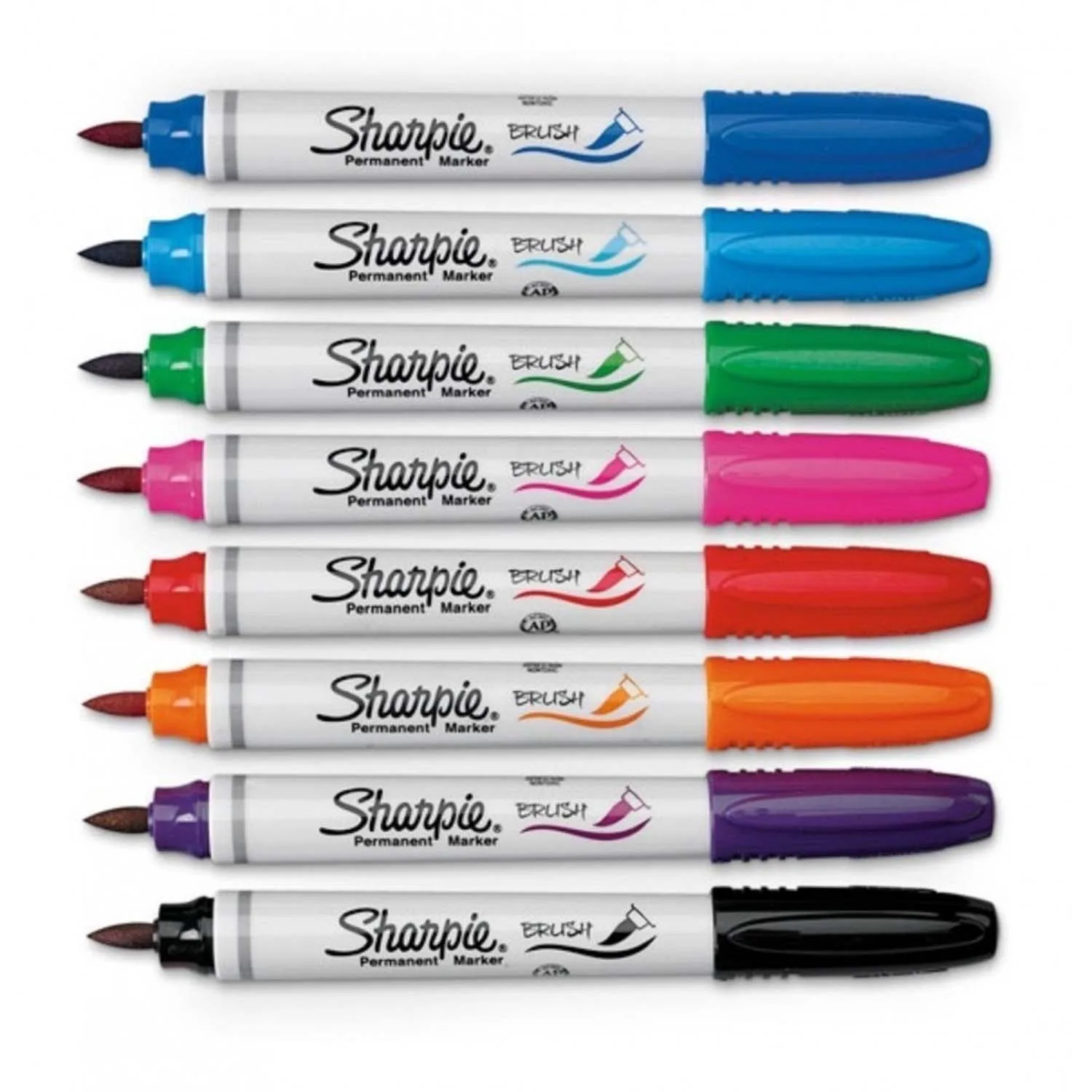 Set Marcadores Sharpie Punta Pincel (8 Colores)