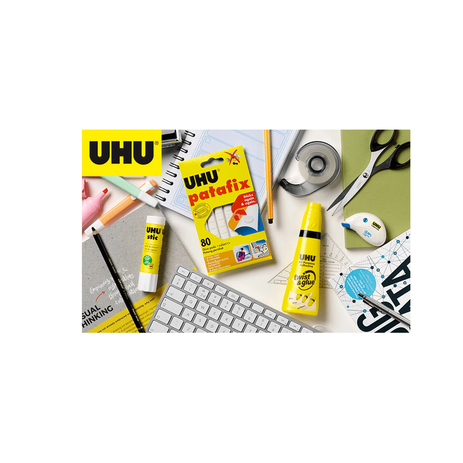 Adhesivo Universal Uhu Twist & Glue 35 ml