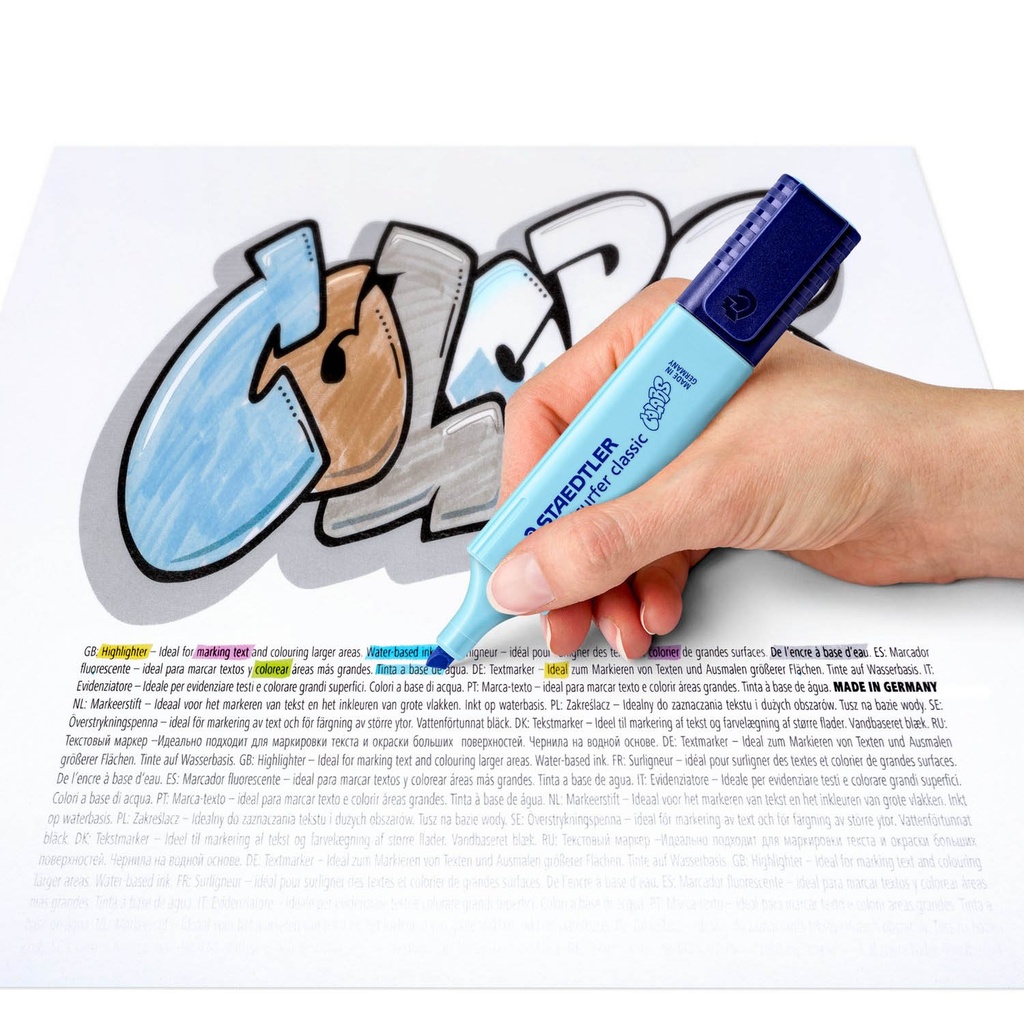 Destacador Textsufer 364 Colores Pastel Staedtler