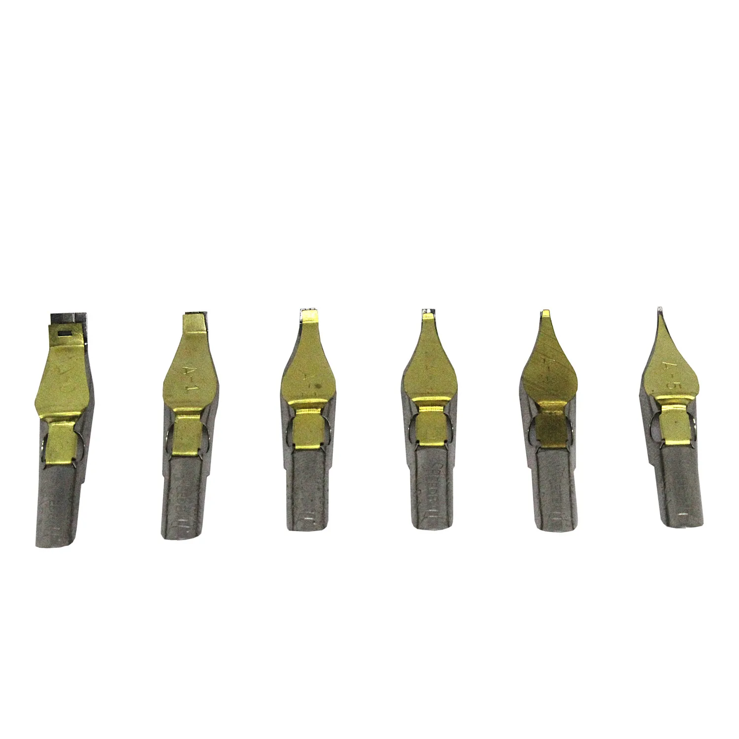 Plumillas "A" para caligrafía de punta cuadrada con retenedor Speedball