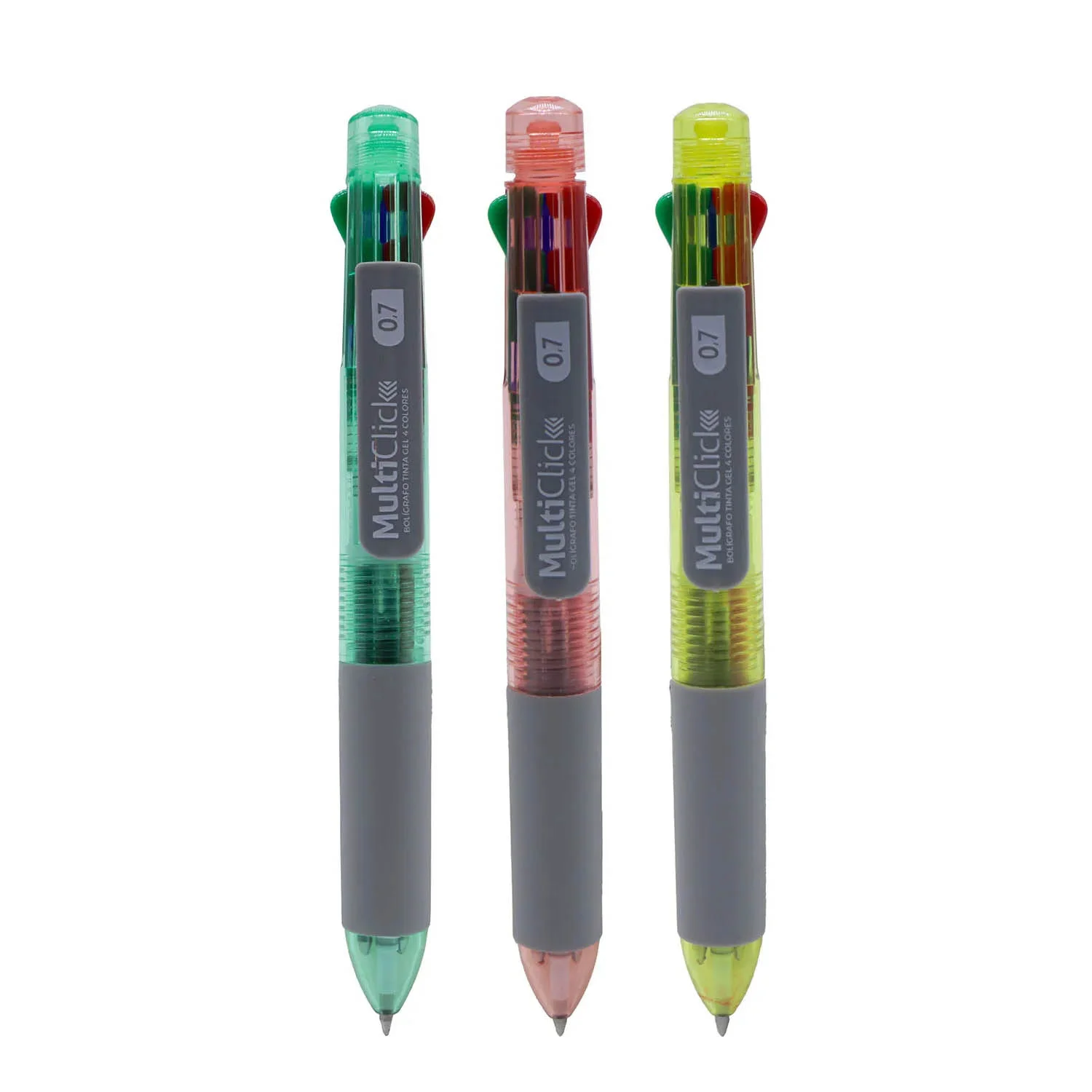 Bolígrafo Multiclick Adetec 4 Tintas Colores Surtidos
