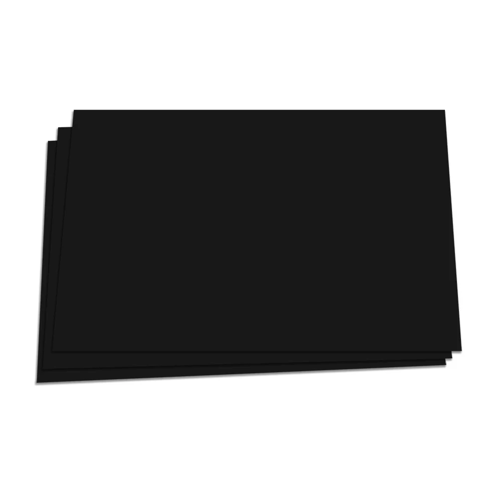 Cartón Piedra Color Negro 1.4mm Grosor Pliego 110x77cm