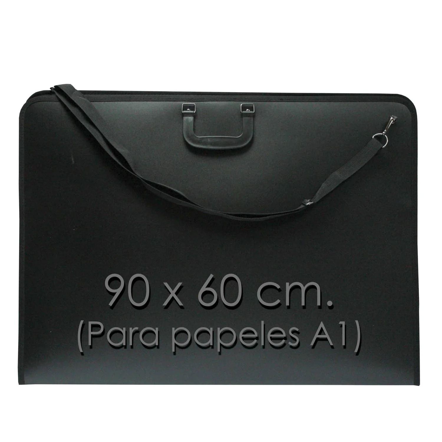 Maletín portafolios A1 con correa y bolsillo interno