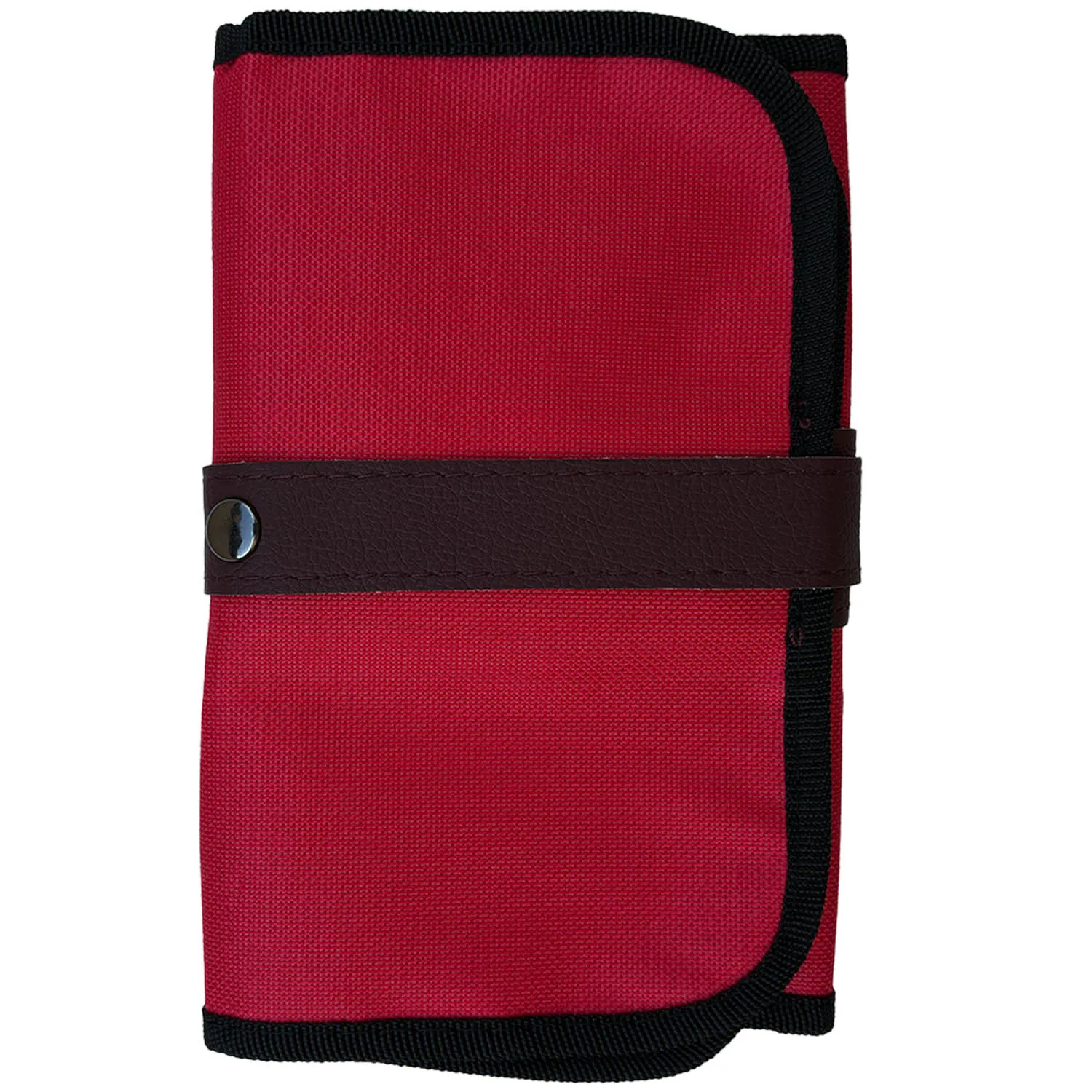 Estuche Enrollable Renart Con 36 Espacio Rojo borde Negro