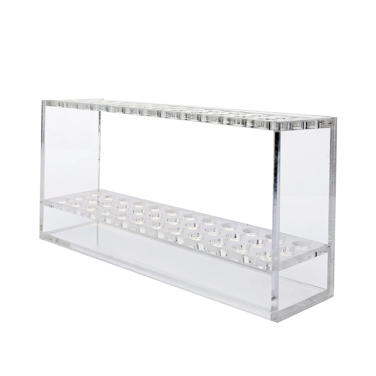 Exhibidor Acrilico Renart 17x8x4 cm 36 Espacios Vertical 0.8 cm ø