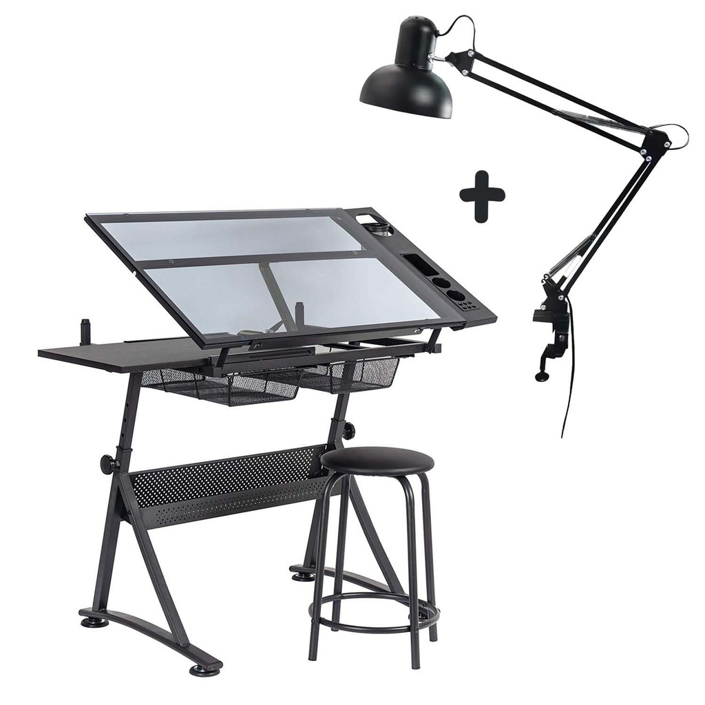 [MDPV09867150LAMP] Mesa de Dibujo Profesional Renart + Lampara