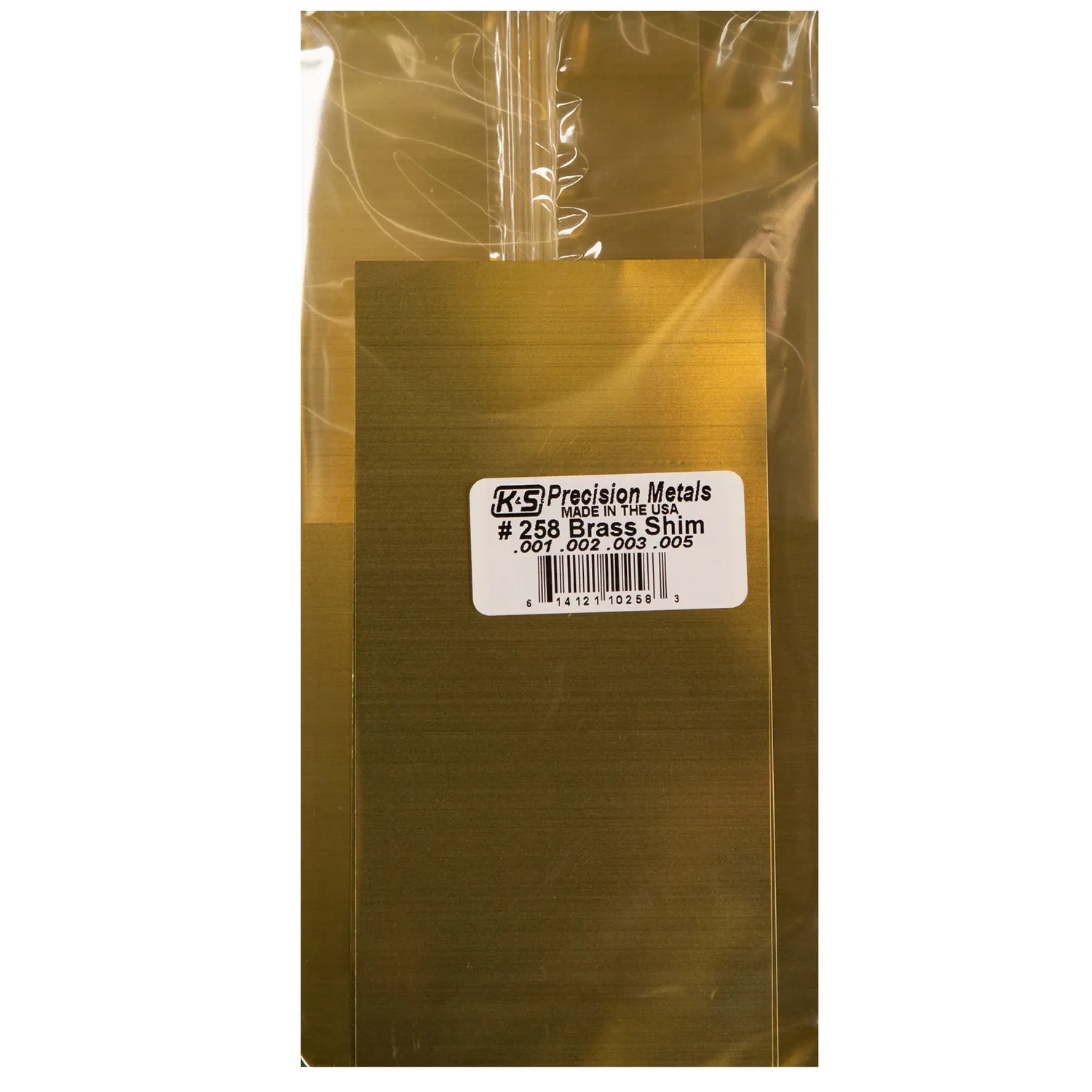 Lámina Metálica K&S 10-15cm de Bronce (4 pzas)