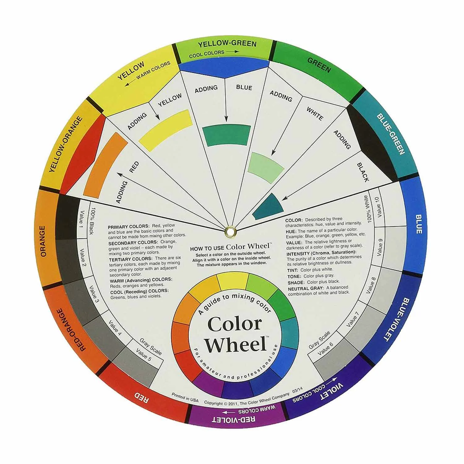 [RUCO02424001] Rueda de Color o Circulo Cromatico