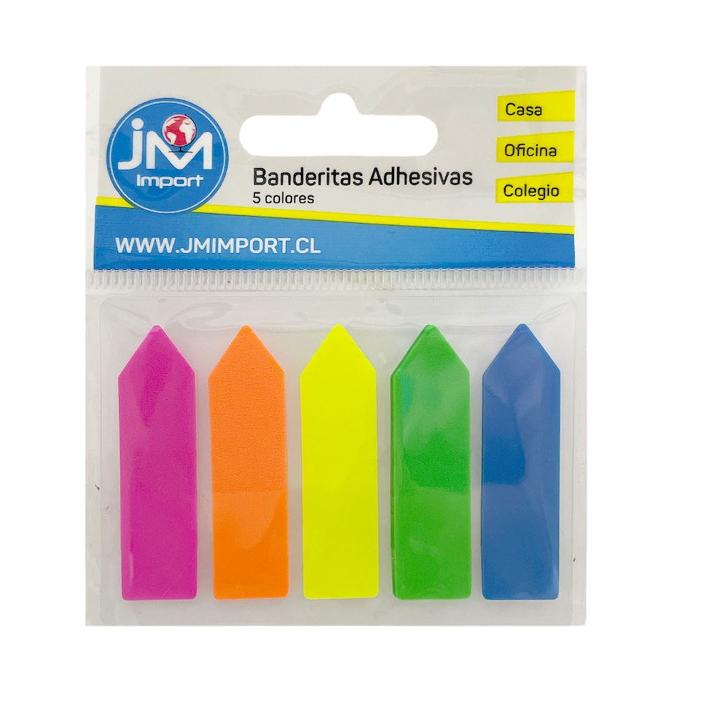 Banderitas (5 colores) separadoras