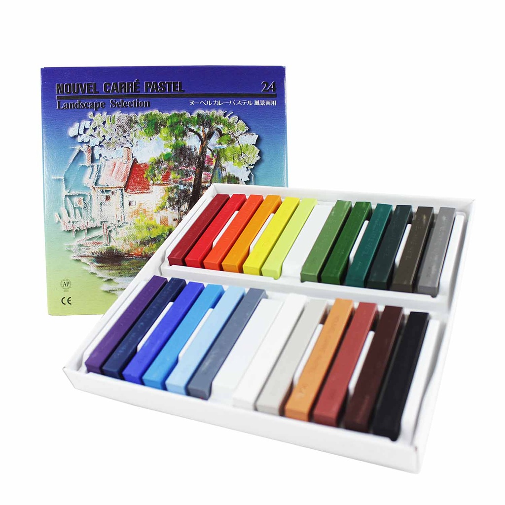 Pasteles Secos Nouvel Carre Sakura (24 Colores Paisaje)