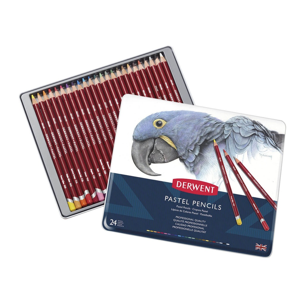 Set de Lápices Pastel Derwent 24 Colores