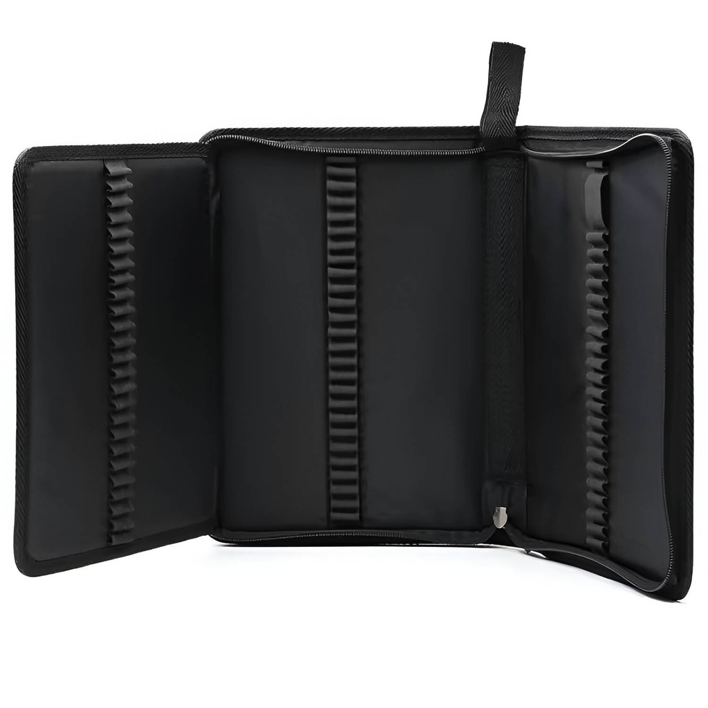 Estuche Rígido de Tela con Cierre Renart para 72 lápices