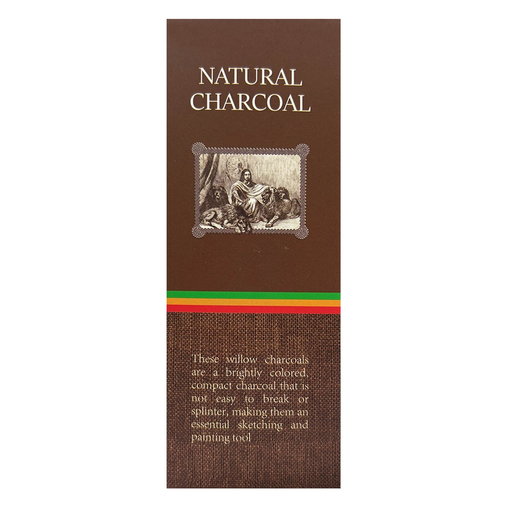 Barra de Carboncillo Vegetal Renart 10und (3-6mm)