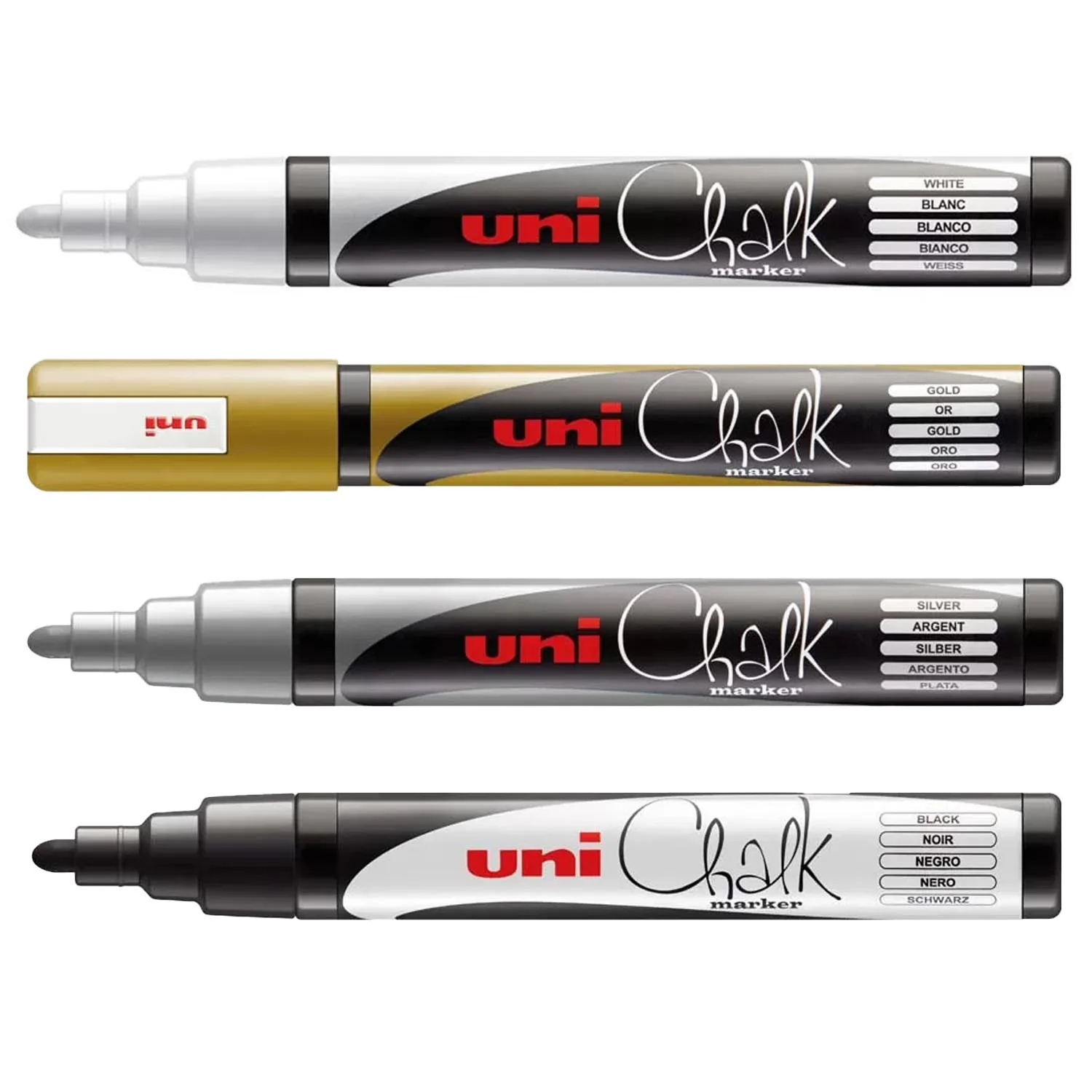 [186299] Marcador de Tiza Liquida Uni-Ball Uni Chalk 5M (Negro)