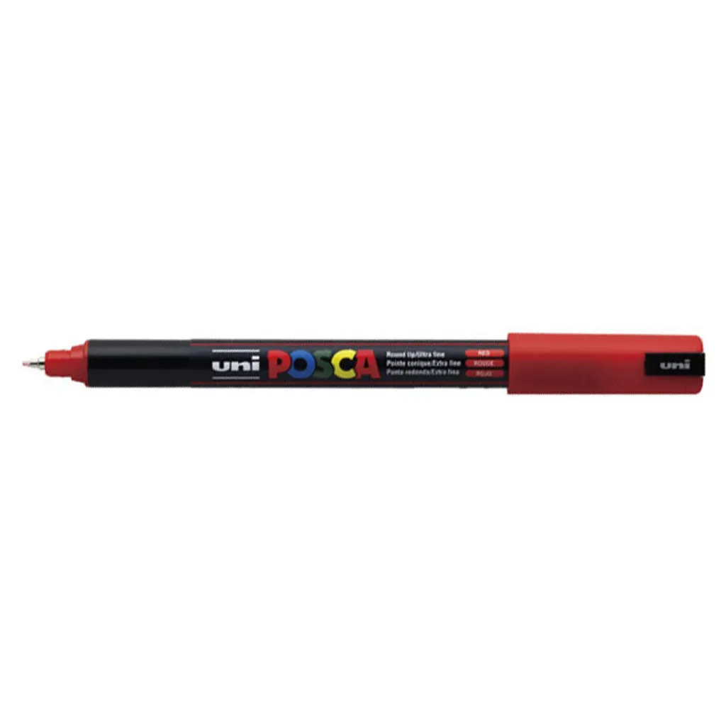 [PC1MR-089859] Marcador Pintura Acrílica 1MR Uni Posca (0.7mm) (Rojo)