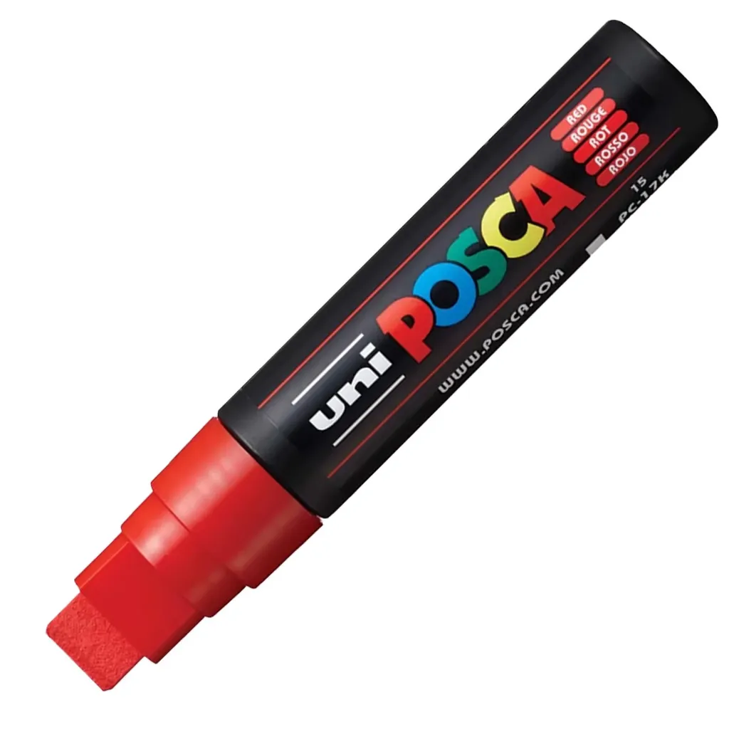 [PC17K-186321] Marcador Pintura Acrílica Uni Posca 17K (15mm) (Rojo)
