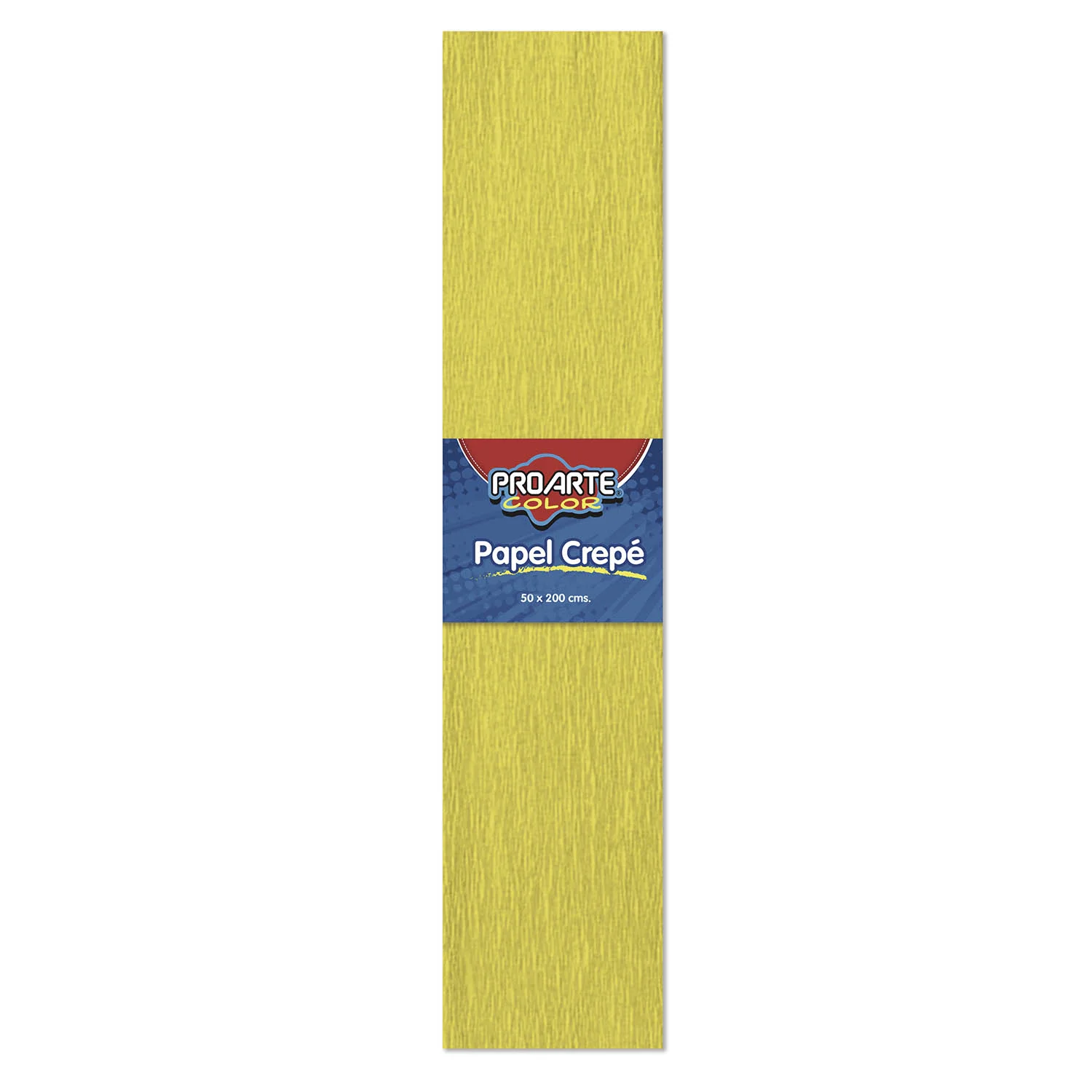 [14210-7] Papel Crepe Proarte 50 x 200cm (Amarillo)