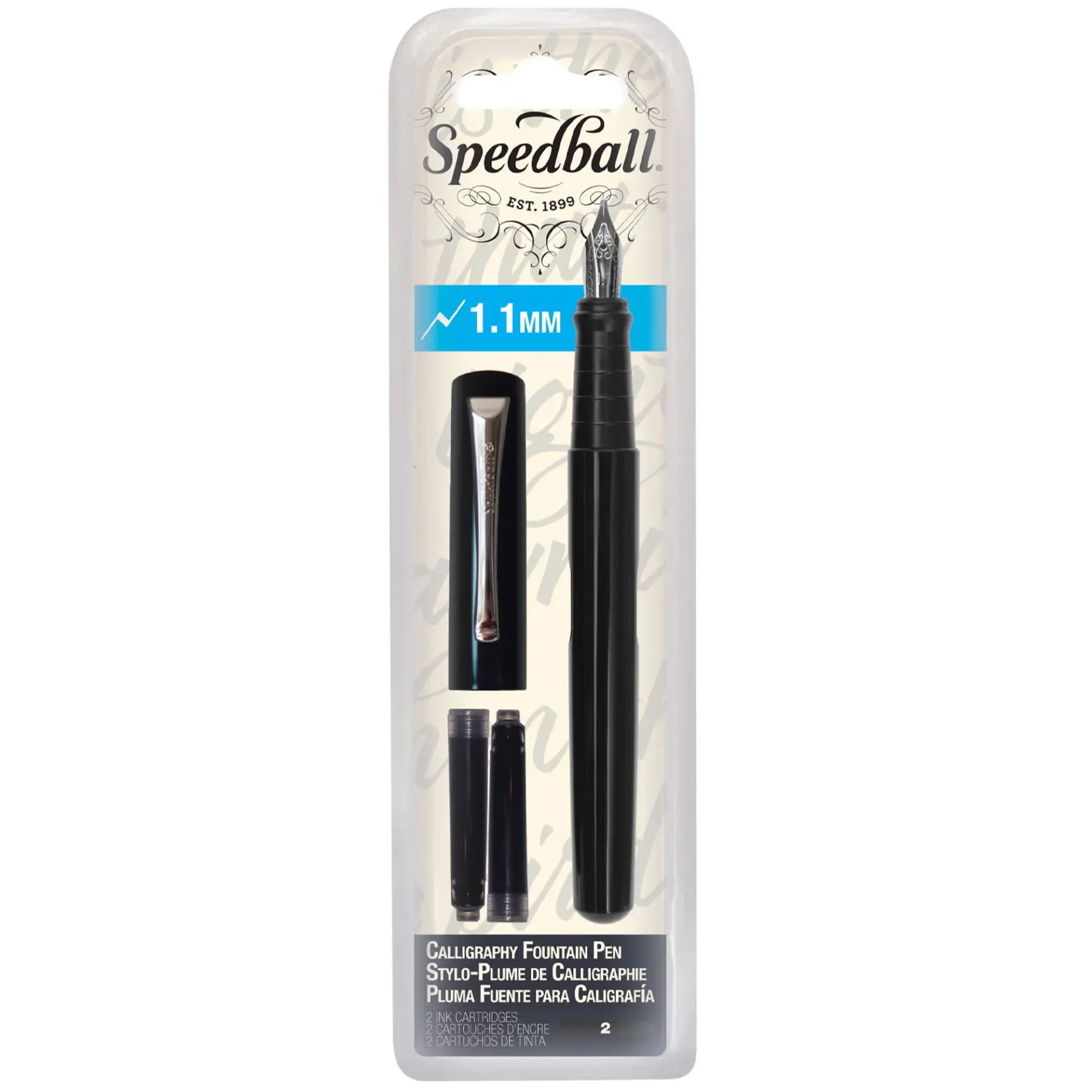[2900] Pluma Fuente Caligráfica Speedball Punta (1.1-1.5-1.9) (1.1mm)