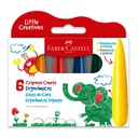 Crayones Cohete Faber Castell Ergonómicos 6 Colores