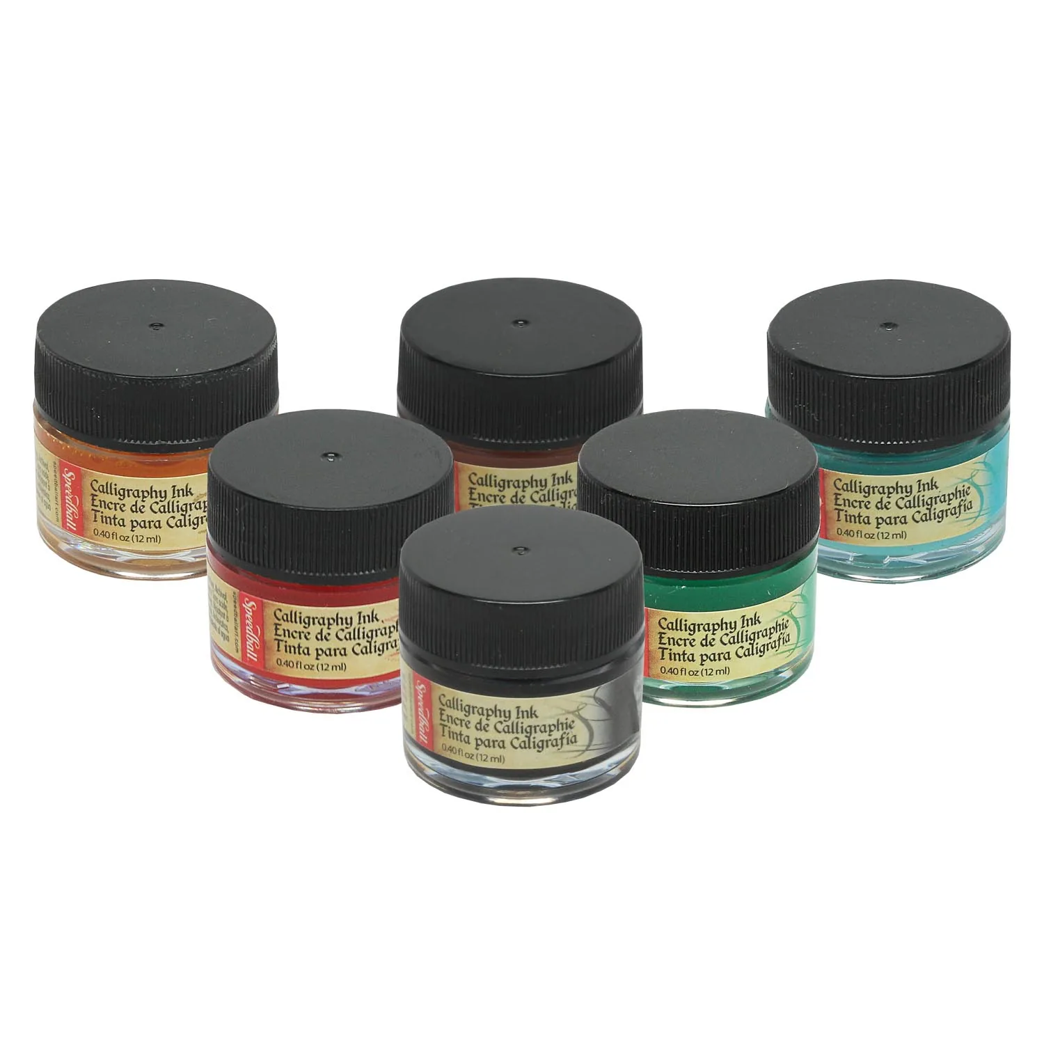 [3103] Tintas Acrílicas para Plumillas - Pinceles o Aerografía 12ml Speedball (Verde Esmeralda)