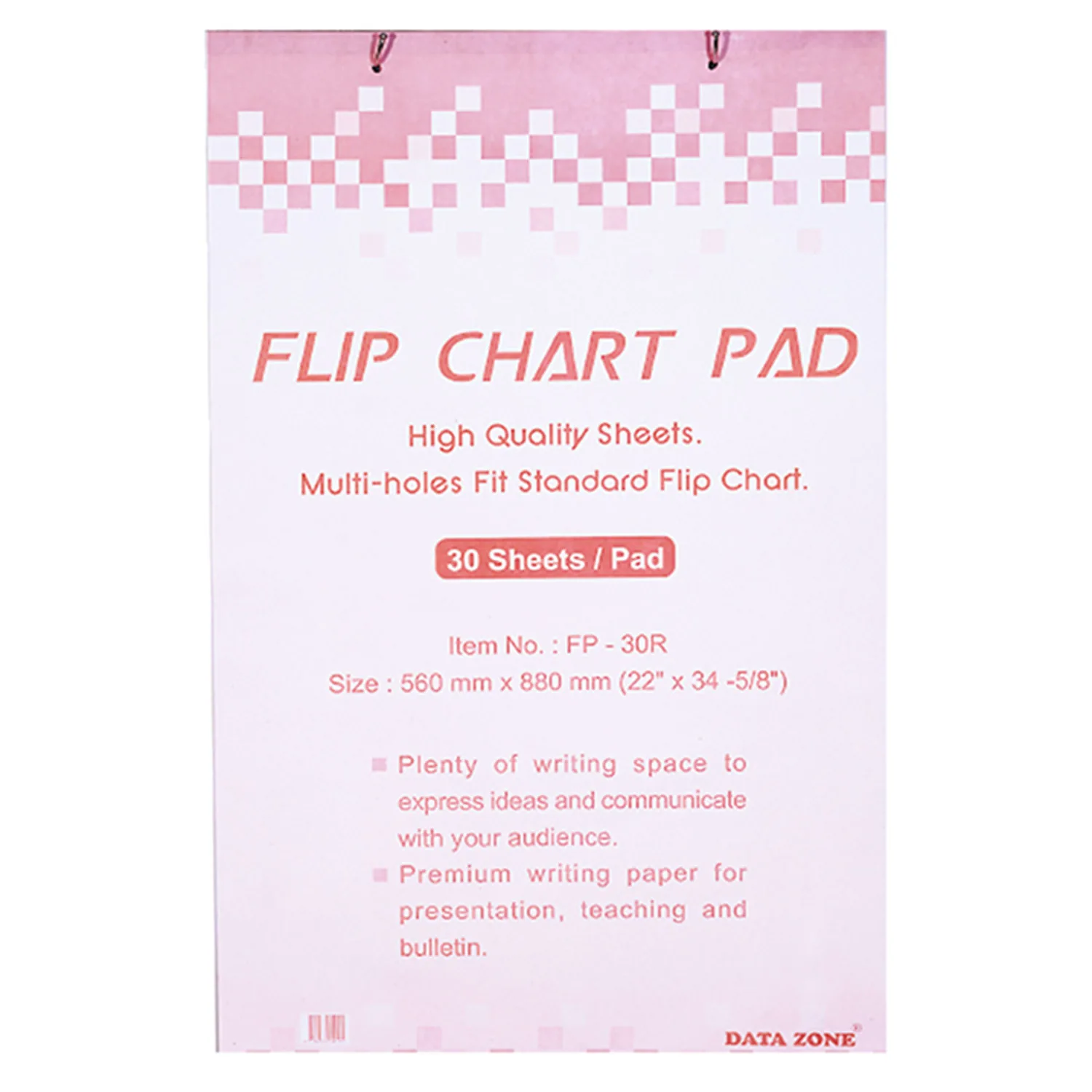 [FP30R] Block para Papelógrafo 60x90cm 30hjs