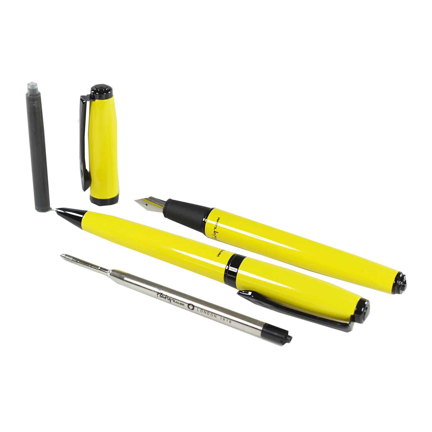 [PL-50307S] Sets de Pluma y Bolígrafo Platignum Standardgraph (Amarillo)