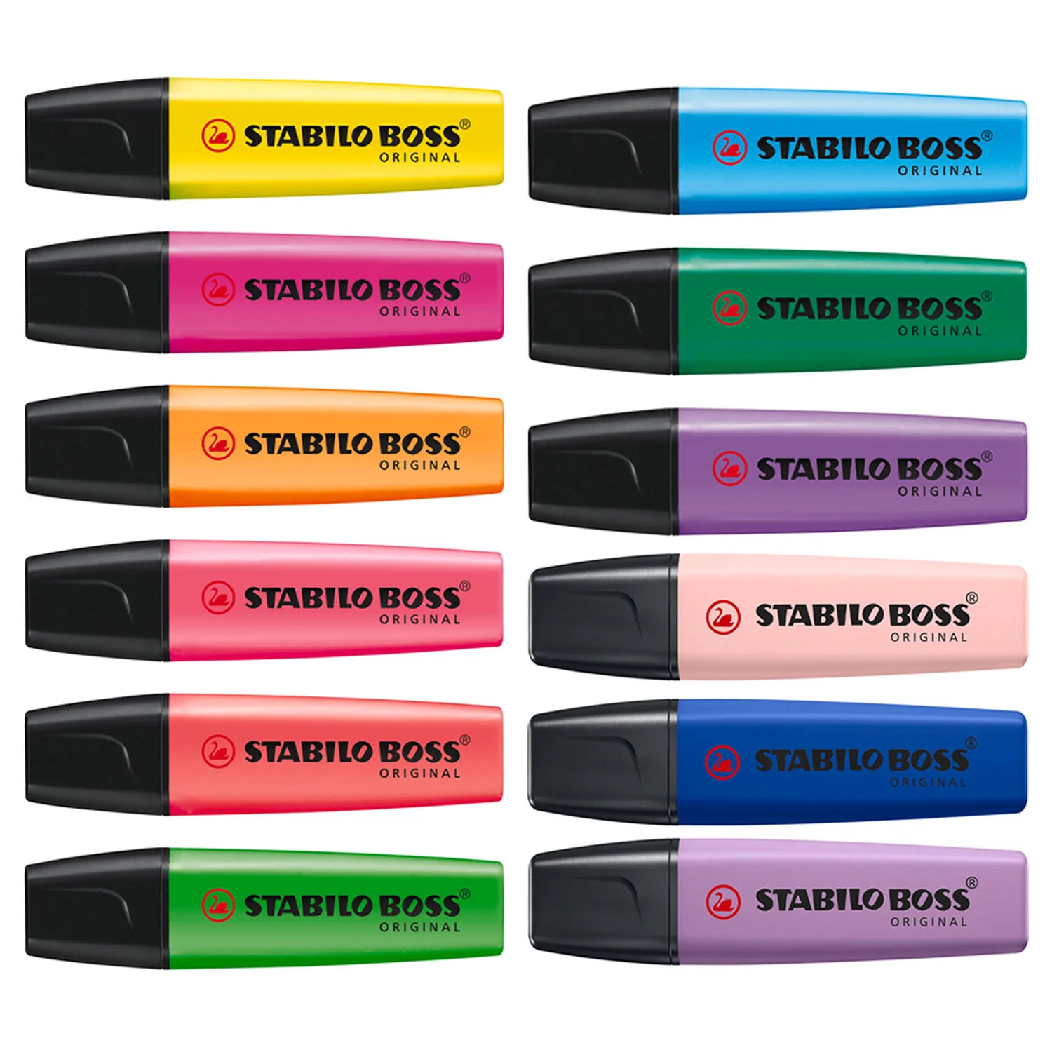 [SB1006] Destacador Stabilo Boss Punta Biselada (Rojo)