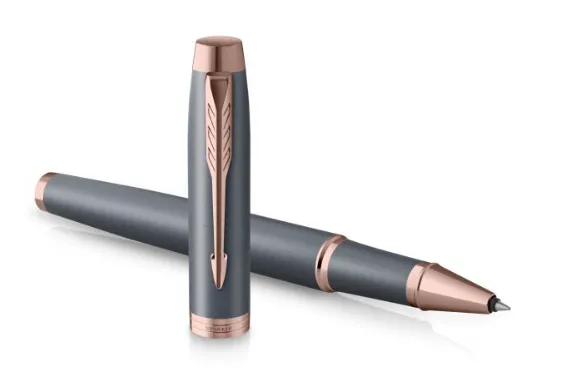 Roller IM Parker Gris Pizarra con detalle Oro Rosa