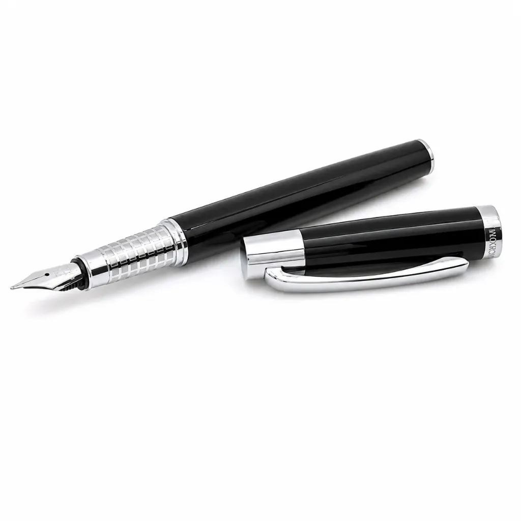 Pluma Inoxcrom Arc Tinta Azul