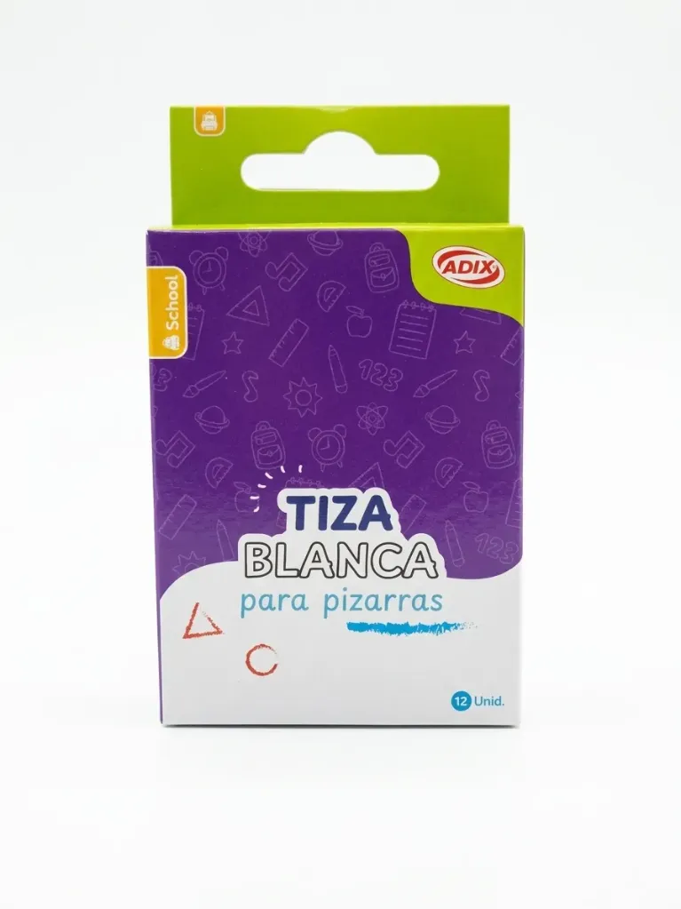 Tiza Blanca Adix 12 unidades