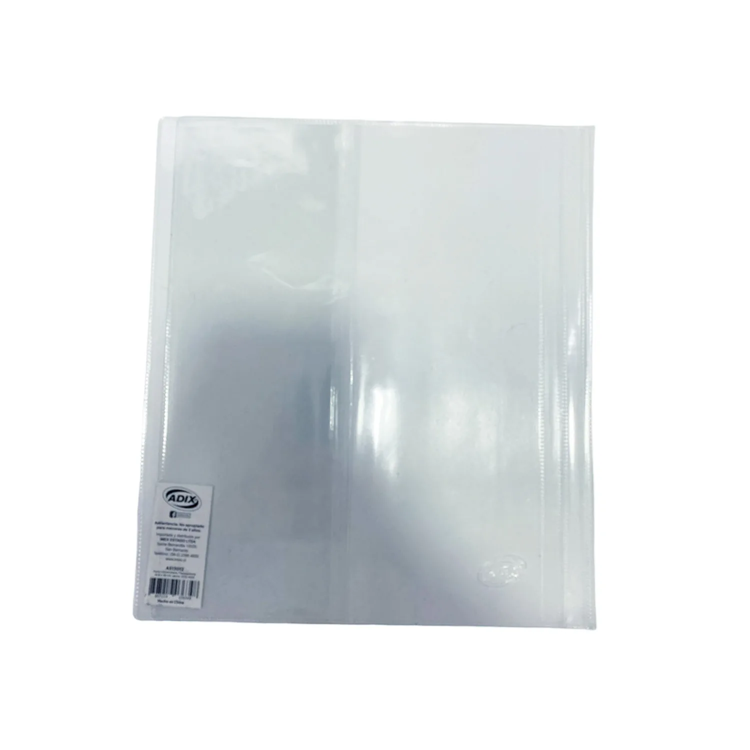 [A513012] Forro Transparente Adix Para Cuaderno 23x26cm