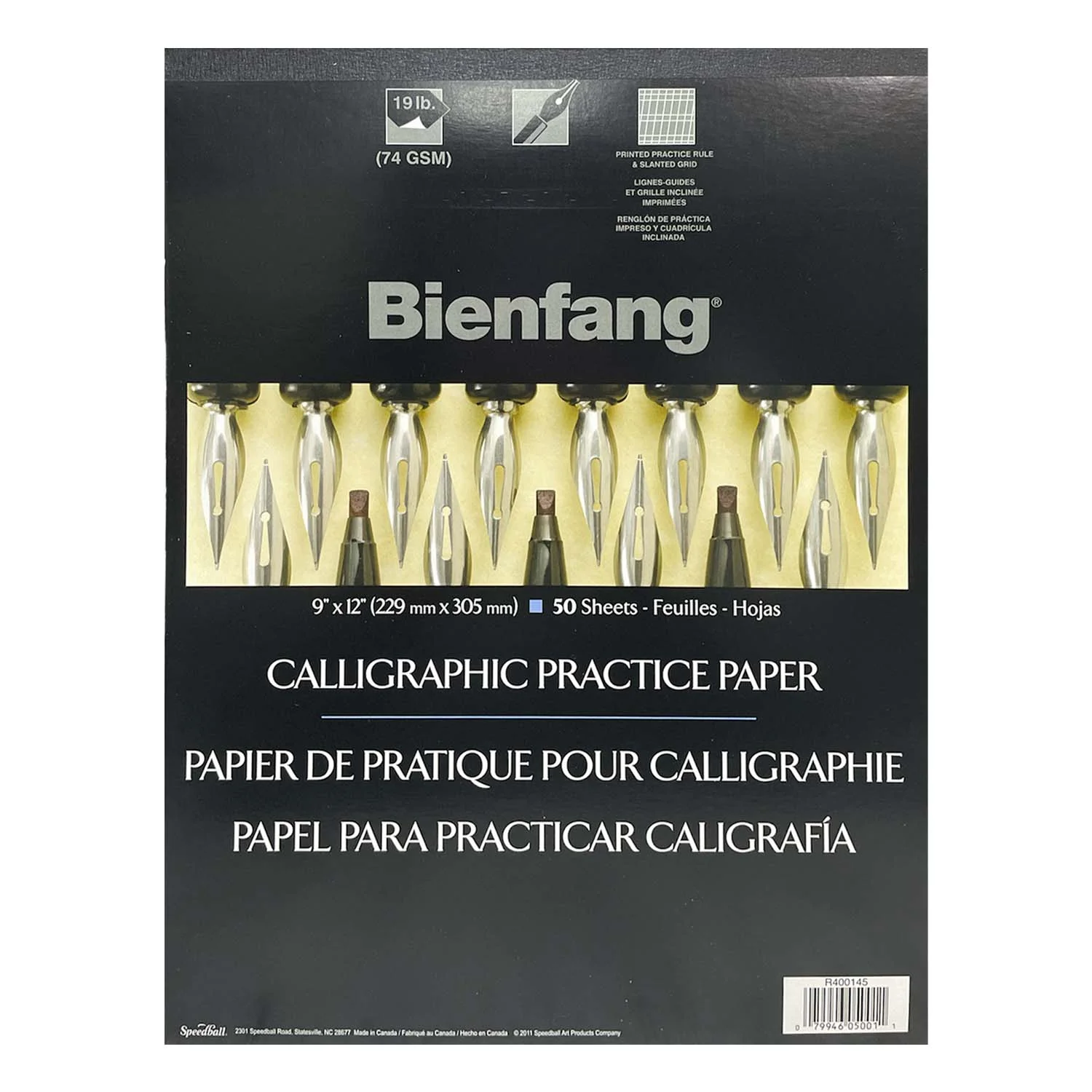 Block Bienfang Para Practicar Caligrafía 22x30cm 80gr. 50hjs