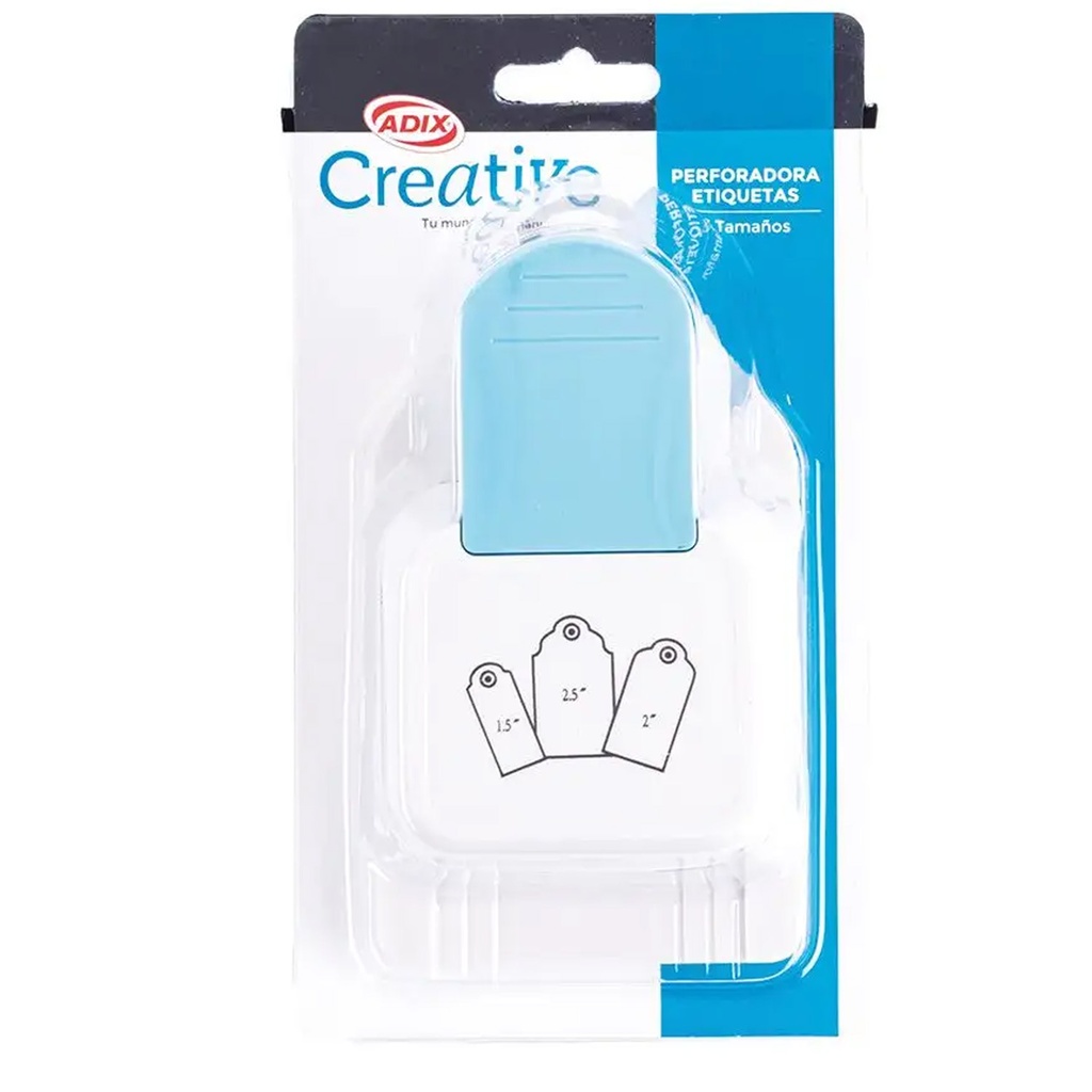 [C705017] Perforadora Para Etiqueta Adix 3 Tamaños