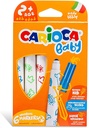 Plumones Carioca Baby Lavable (6 colores)