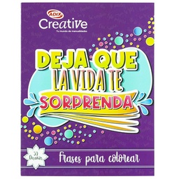 [C201026] Libro de Frases Adix para Colorear
