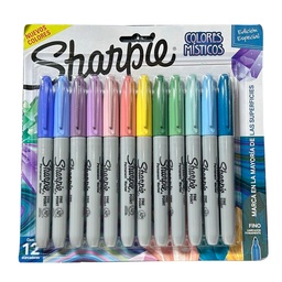 [2155618] Marcador Sharpie 12 Colores Misticos Permanente