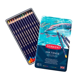 [0700928] Lápices Acuarelables Derwent Inktense (12 colores)