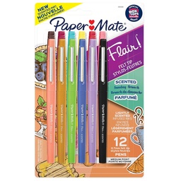 [2163195] Bolígrafos Flair Paper Mate Con Aromas 12 colores surtidos