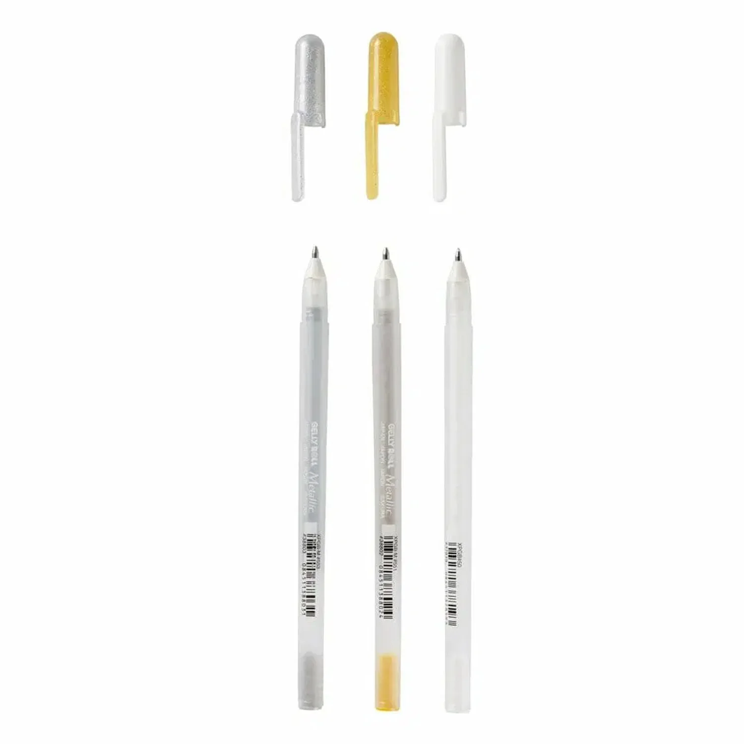 Lápiz Gel Gelly Roll Sakura 3 Colores (Oro plata y blanco)
