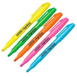 Destacador Luxor Punta Biselada Delgada Highlighter