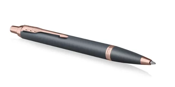 [2235424] Bolígrafo IM Parker Gris Pizarra con detalle Oro Rosa