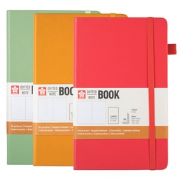 Libreta Sakura Hoja Crema con Puntos 13x21cm