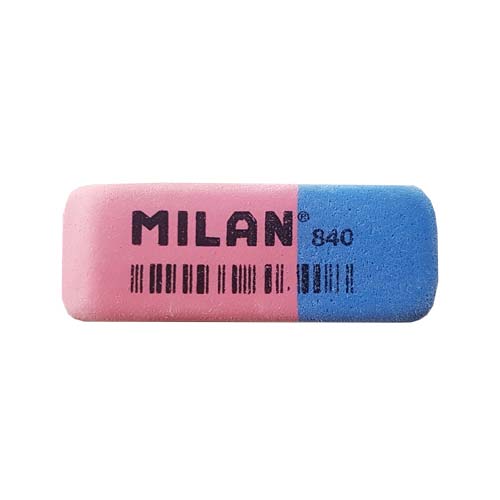 Goma de Borrar Milan Bicolor